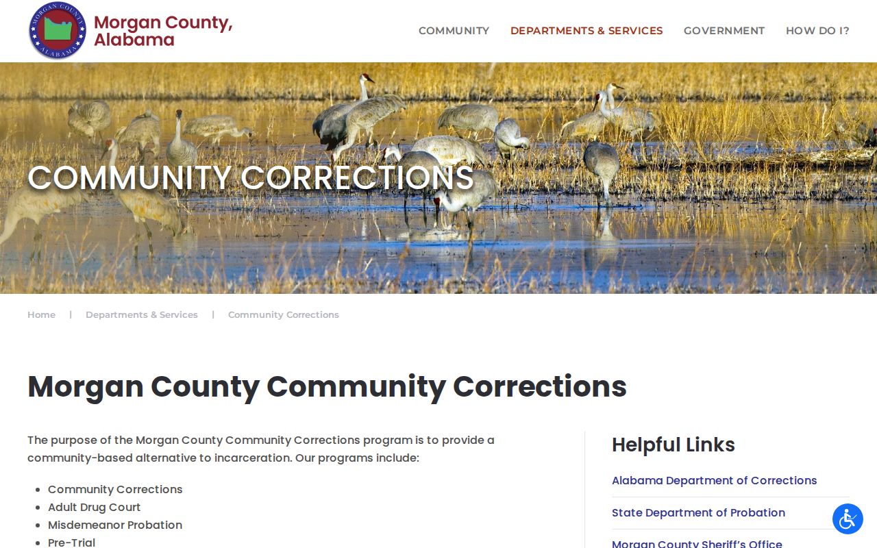 Morgan County criminal case Community Corrections staff